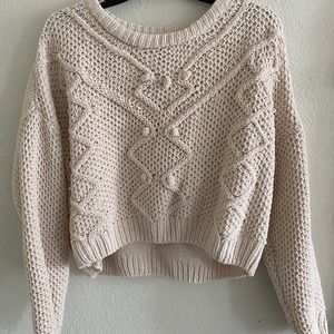 Chunk knit sweater